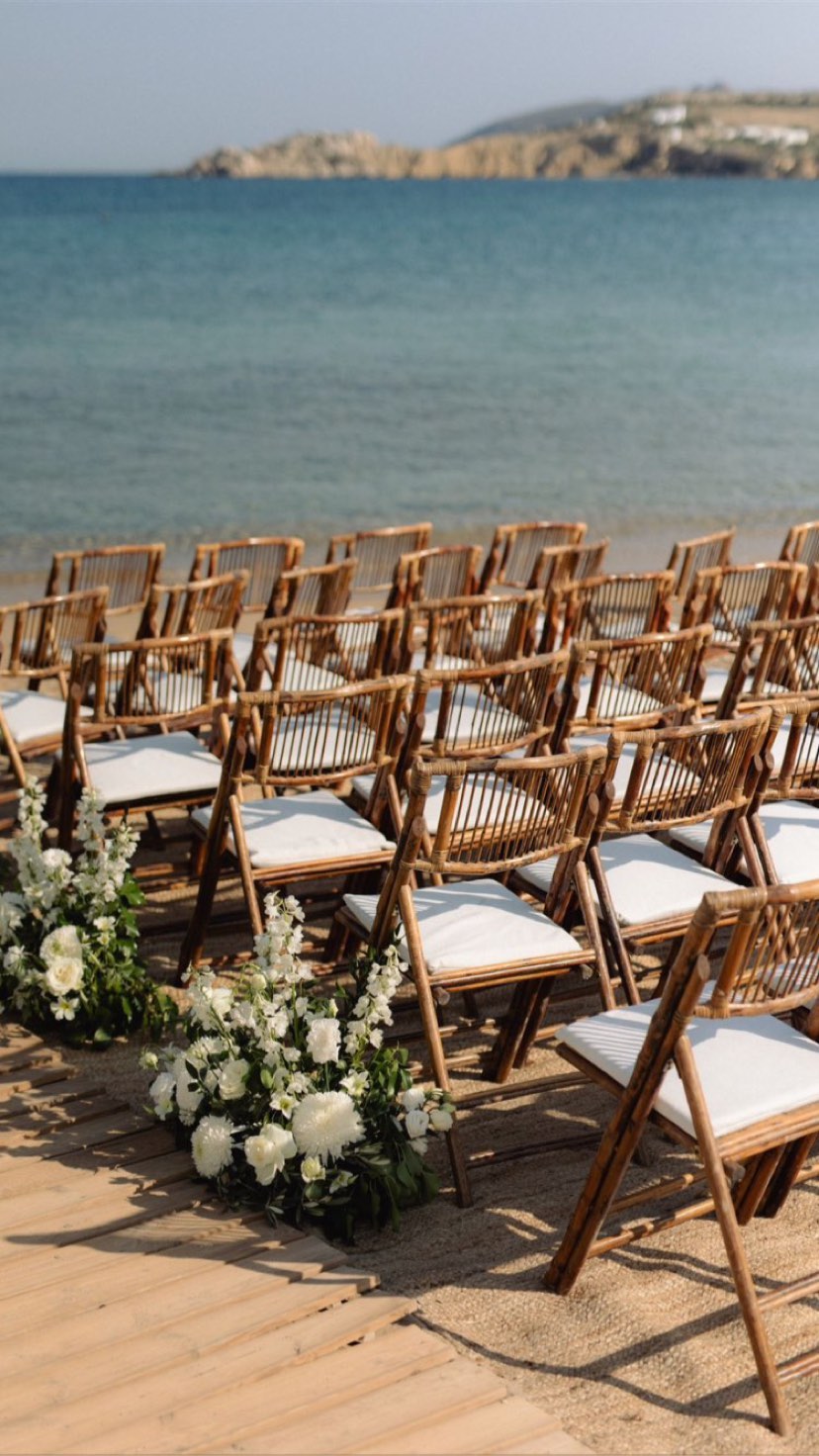 Seaside celebration at SeaRocks Paros beach venue